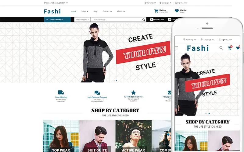 Fashi – Theme for Fashion Store WooCommerce Theme