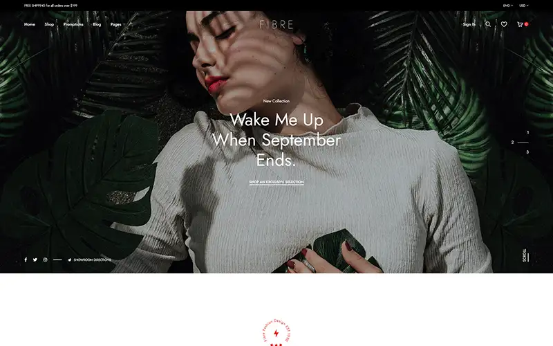 Fiber – Modern Fashion Elementor WooCommerce Theme