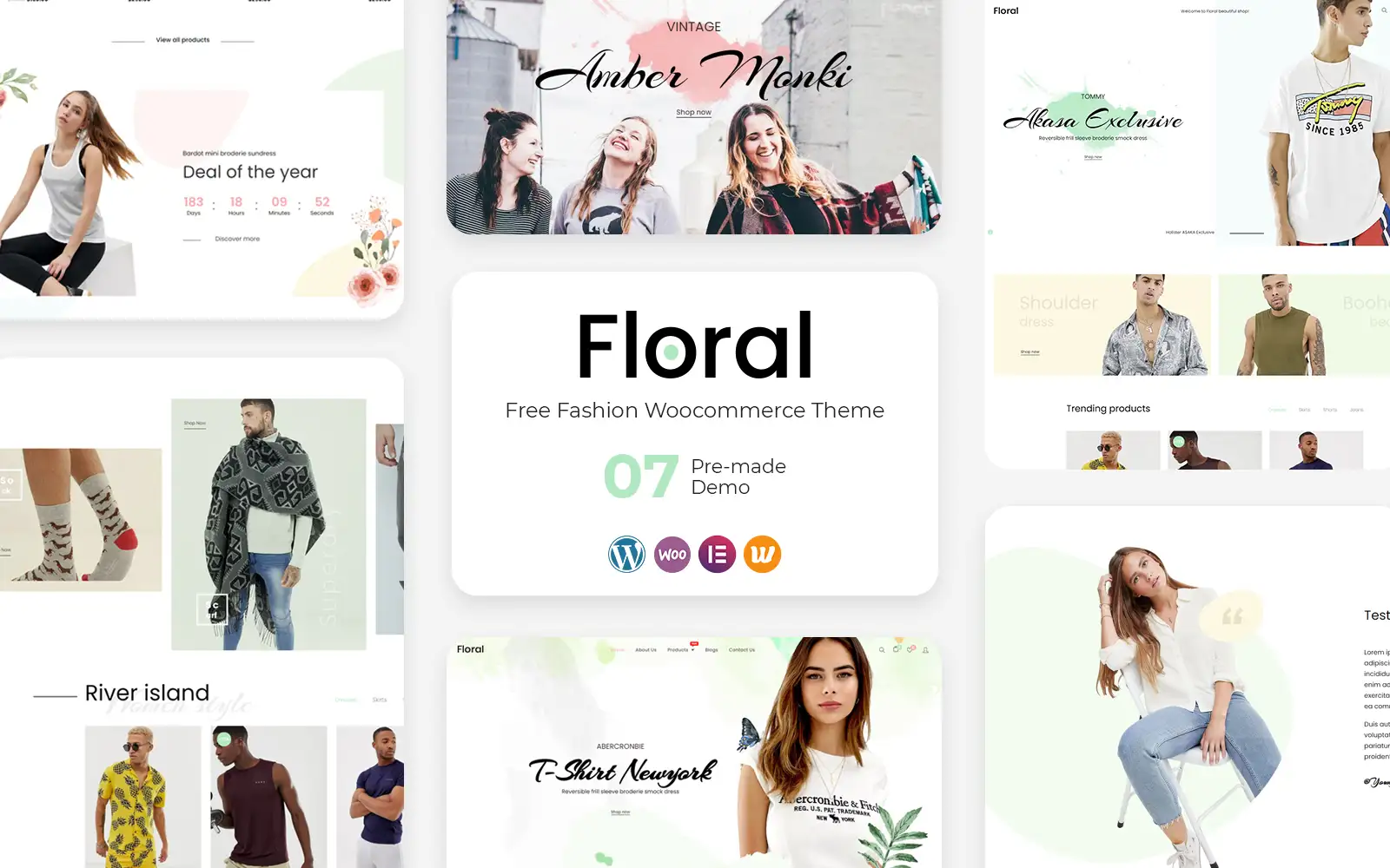 Floral – Fashion & Clothing eCommerce WordPress Theme WooCommerce Theme