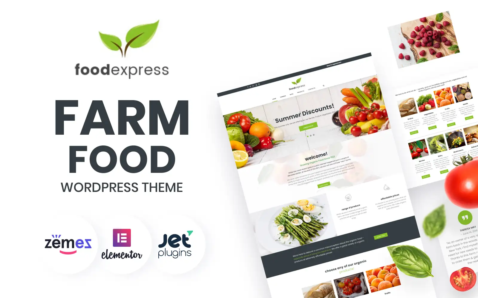 Food Express – Agriculture & Farm WordPress Theme