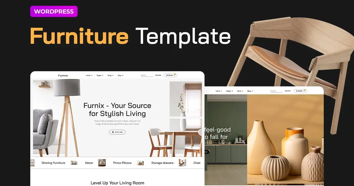Furnix – eCommerce Store Elementor Pro Template Kit