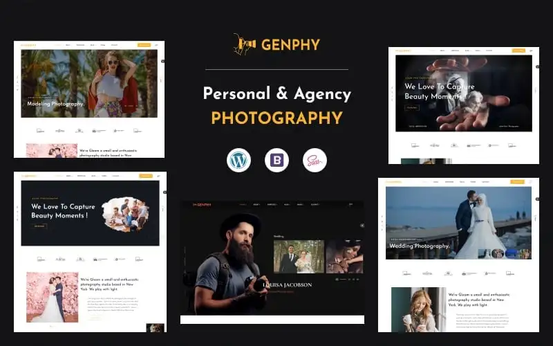 Genphy – Photography WordPress Theme