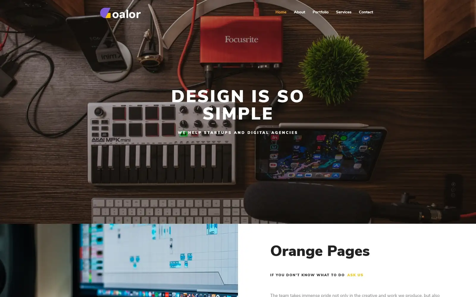 Goalor – Creative Agency Multipurpose Modern WordPress Elementor Theme WordPress Theme