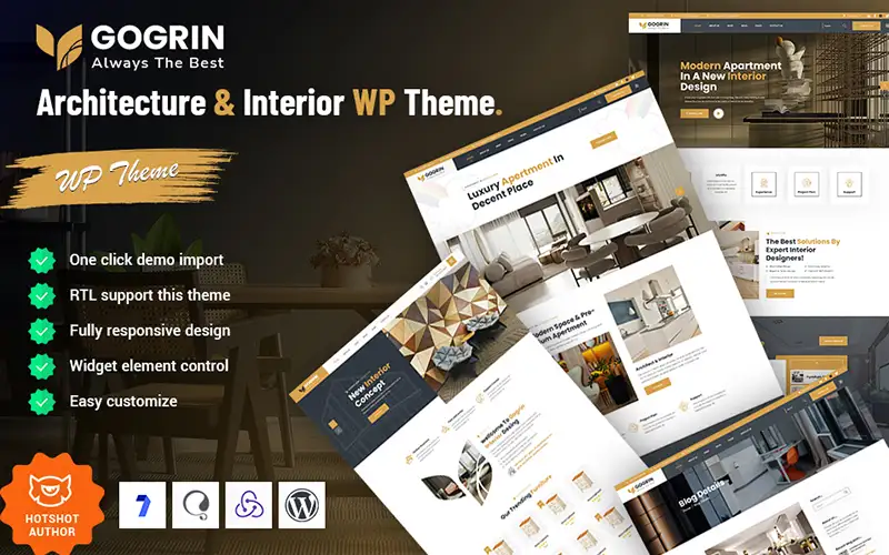 Gogrin – Architecture and Interior Design WordPress Theme