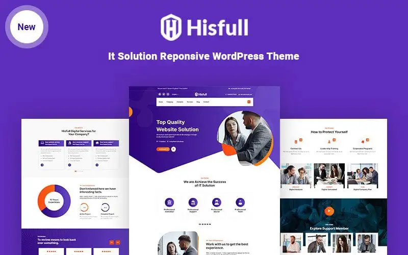 Hisfull – IT Solution and Service Responsive WordPress Theme