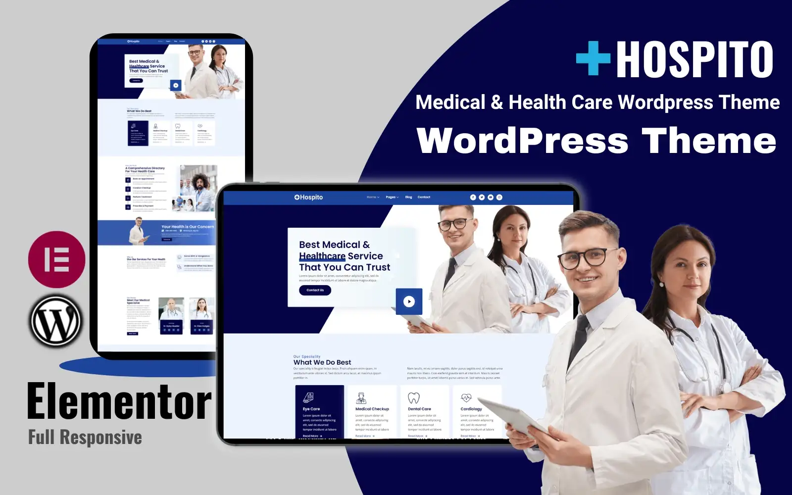 Hospito – Medical & Healthcare Full Responsive WordPress Theme
