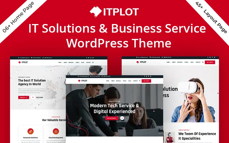 IT-Plot – IT Solution & Business Corporate WordPress Theme