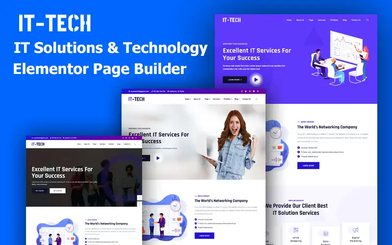 ItTech – IT Solutions, Technology & Multipurpose WordPress Theme