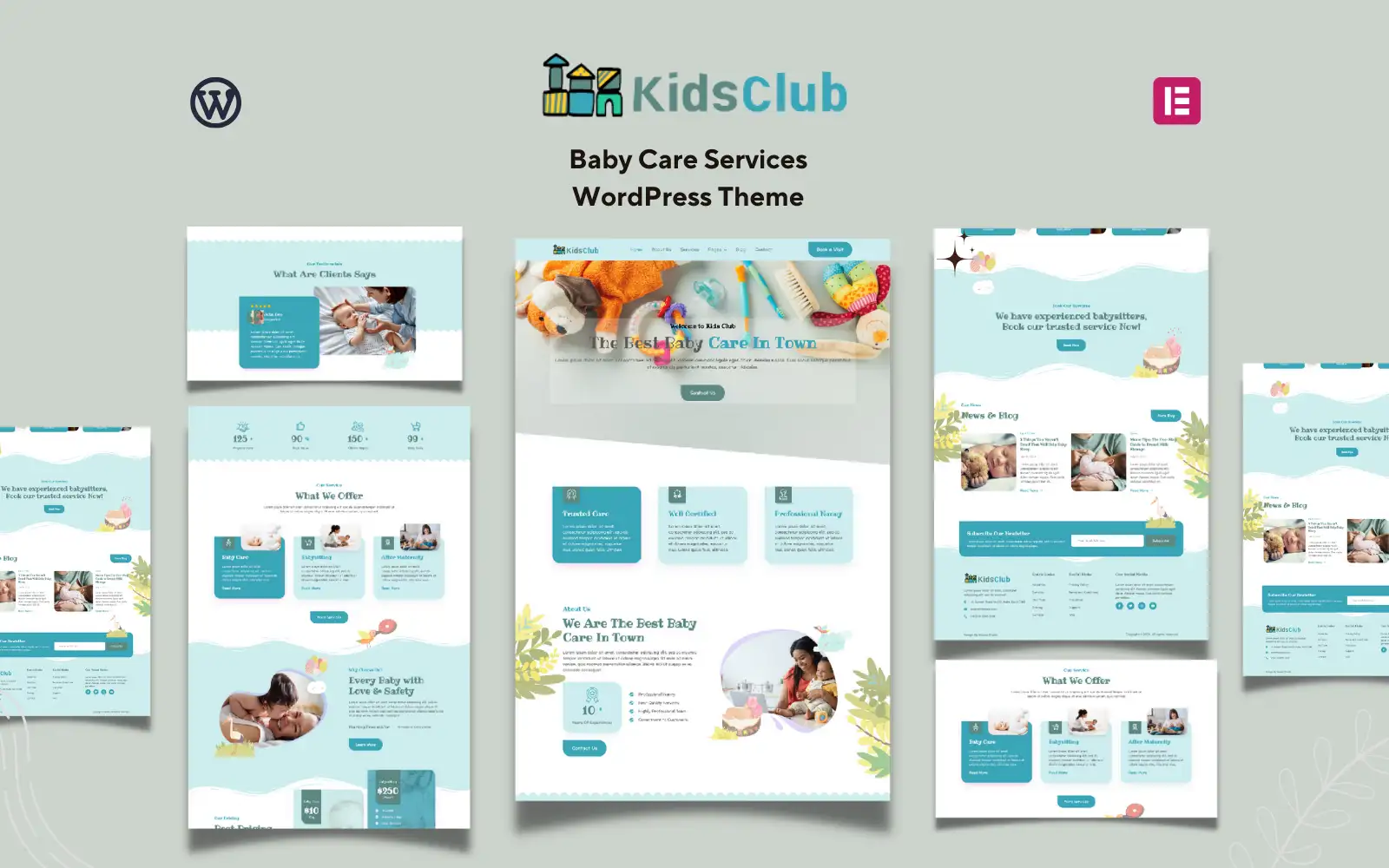 Kids Club – Baby Care Services WordPress Theme