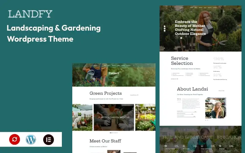Landfy – Landscaping & Gardening WordPress Theme WordPress Theme
