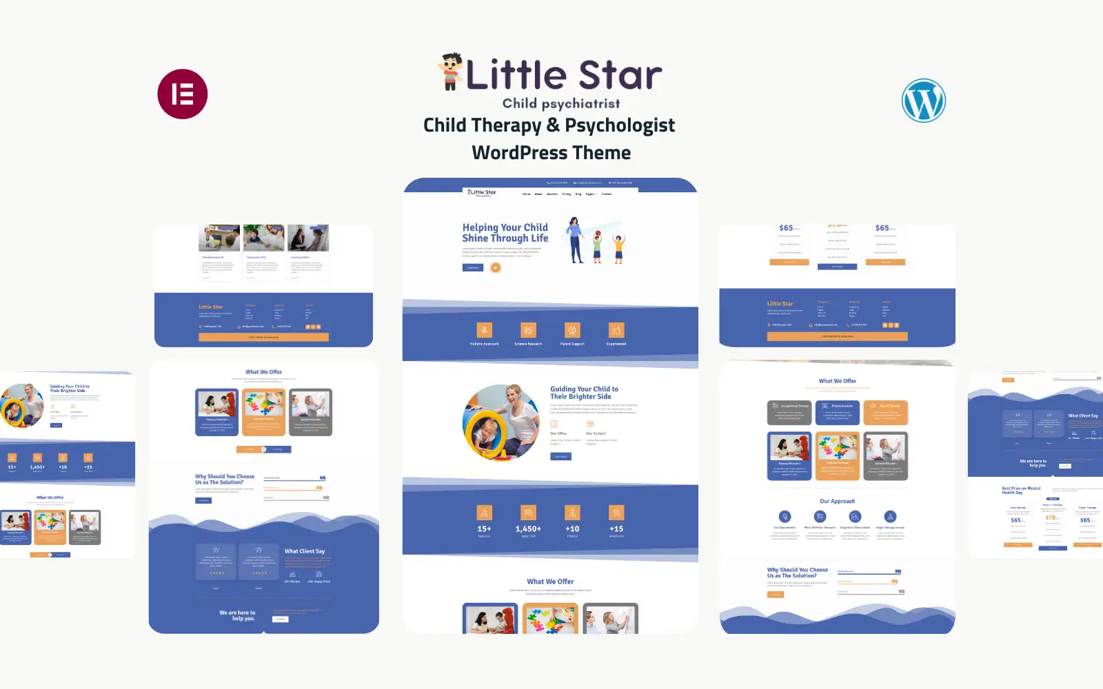 Little Star – Child Therapy & Psychologist WordPress Theme