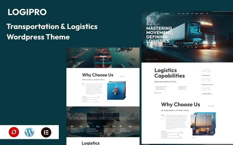 Logipro – Transportation & Logistics WordPress Theme WordPress Theme