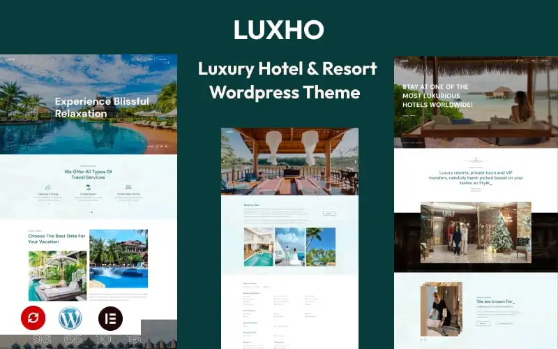 Luxho – Luxury Resort & Hotel WordPress Theme WordPress Theme