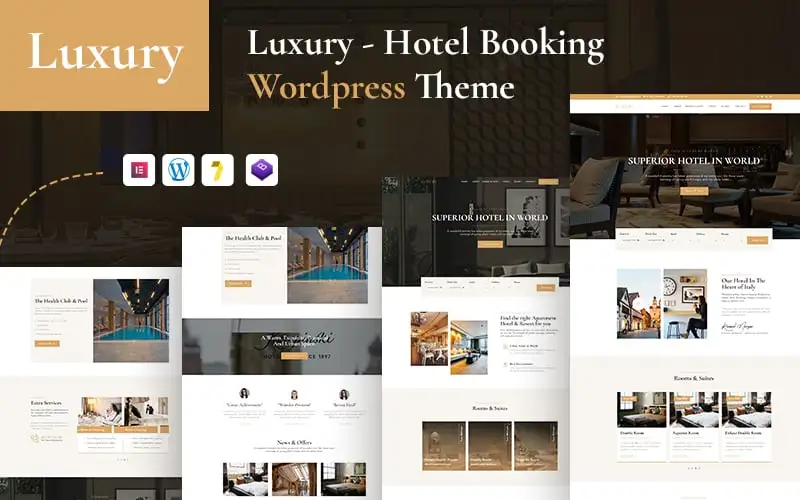 Luxury – Luxury, Resort & Hotel Booking WordPress Theme.