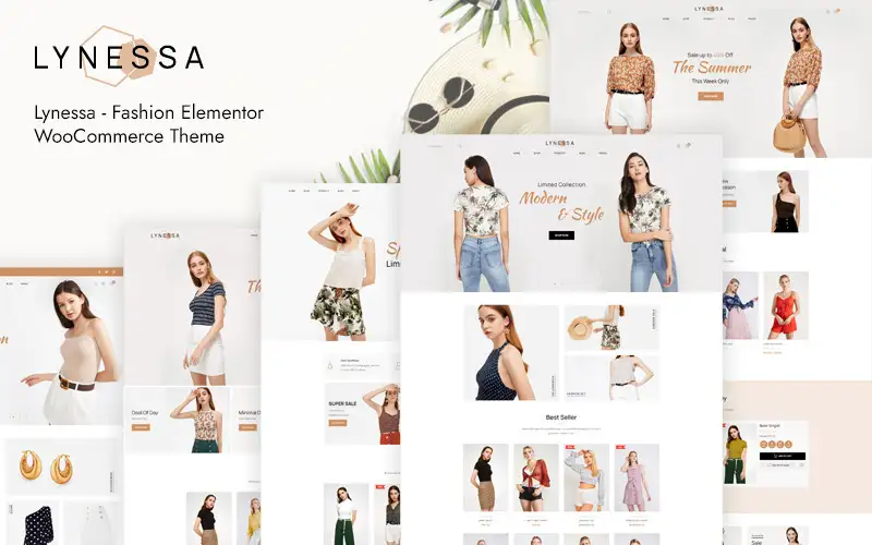 Lynessa – Fashion Elementor WooCommerce Theme