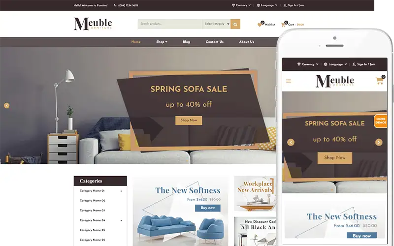 Meuble – Furniture Theme WooCommerce Theme