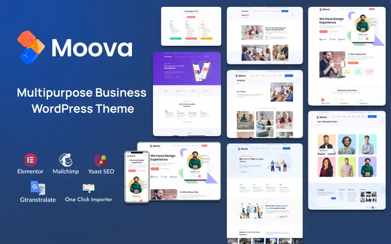 Moova – Multi-Purpose Business WordPress Theme