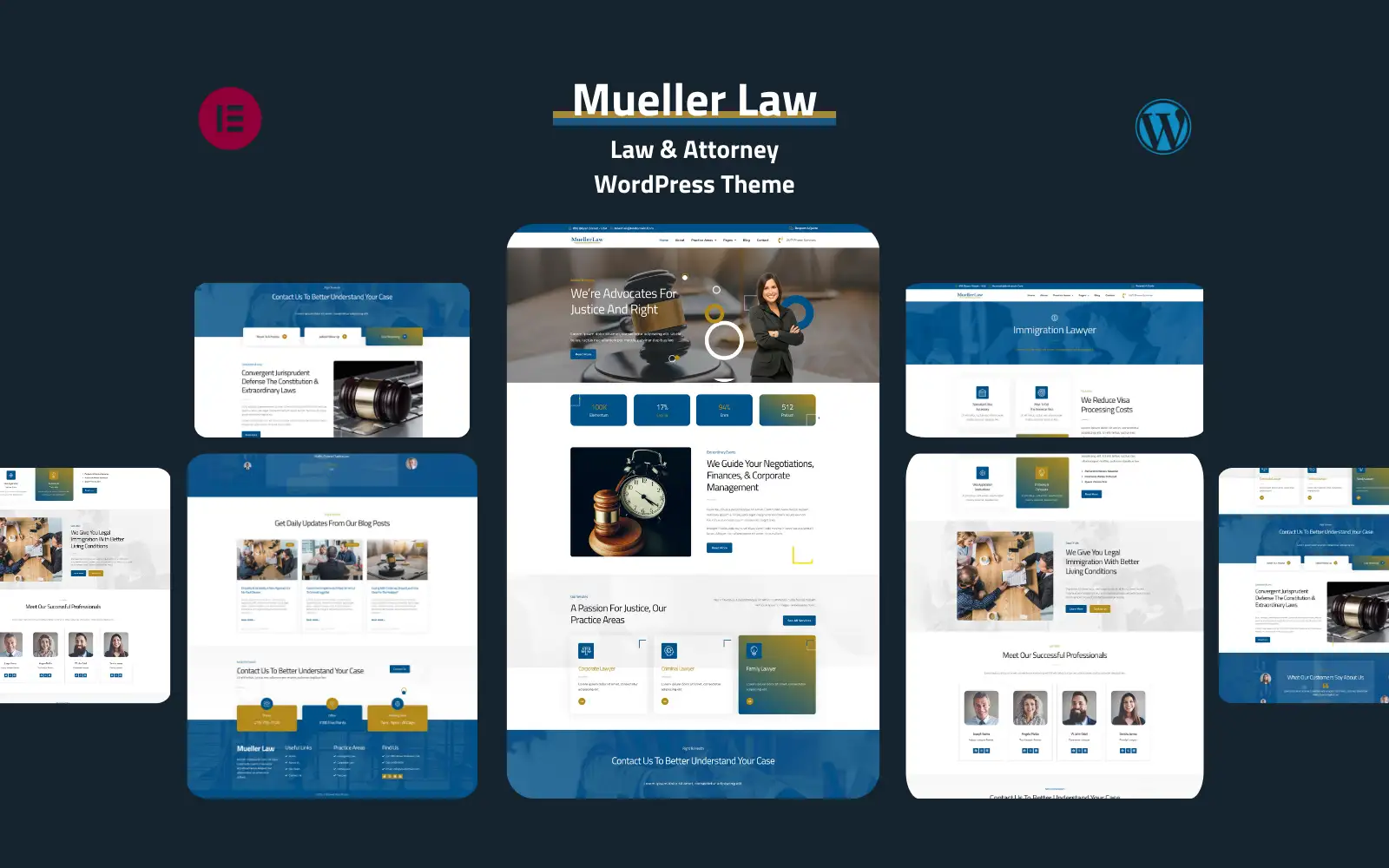 Mueller Law – Law & Attorneys WordPress Theme