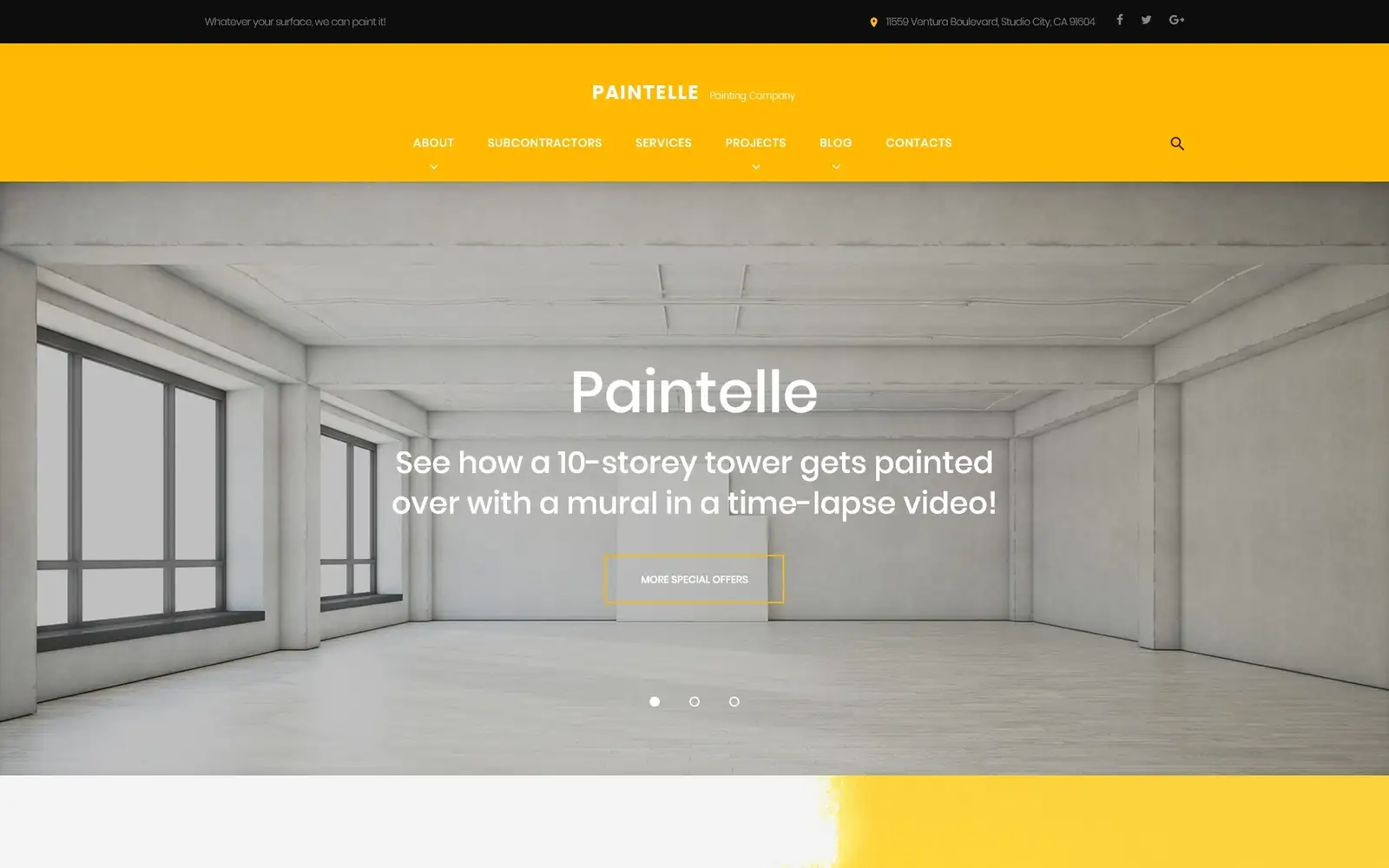 Paintelle – Painting Company WordPress Theme