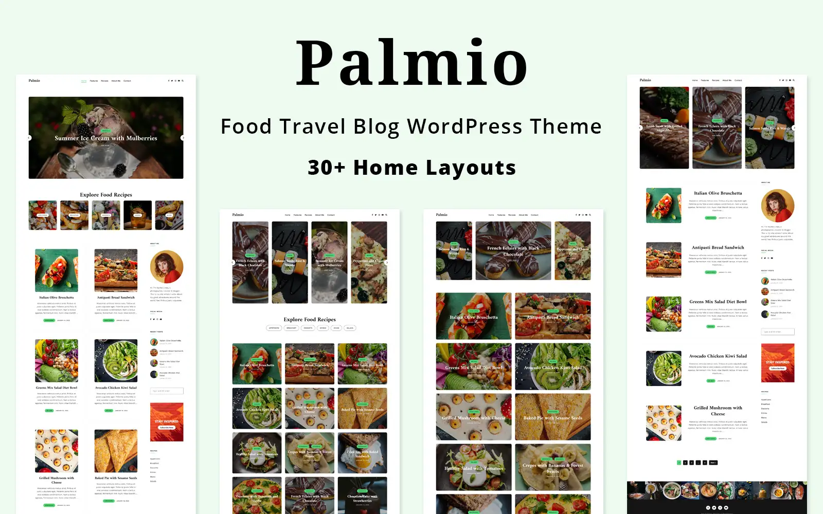 Palmio – Photo Travel Recipe Food Theme WordPress Theme