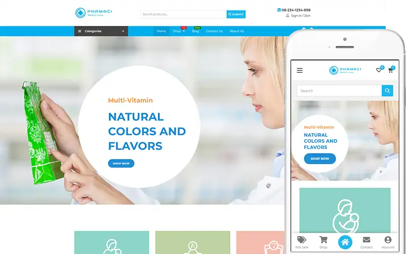 Phamaci – Theme For Medicine & Healthcare WooCommerce Theme