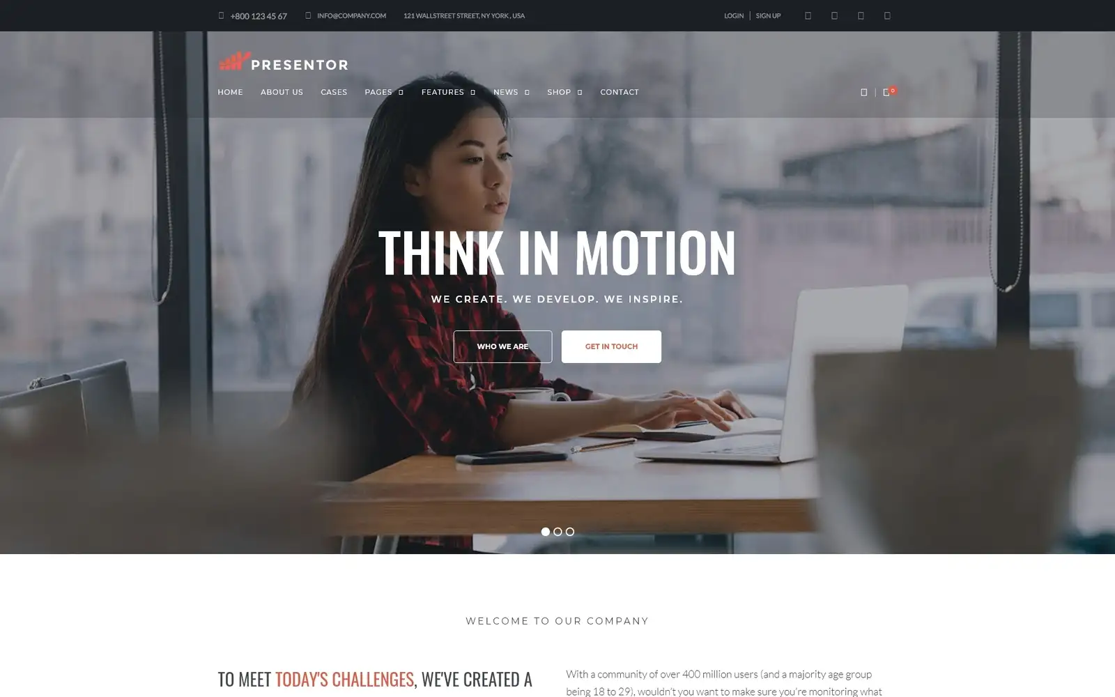 Presentor – Business WordPress Elementor Theme WordPress Theme