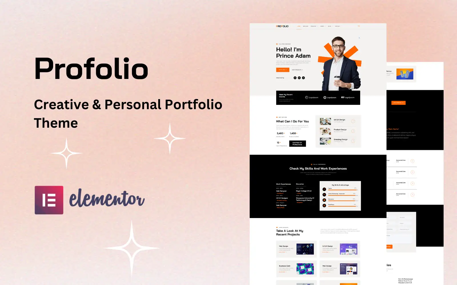 Profolio – Creative & Personal Portfolio Theme WordPress Theme
