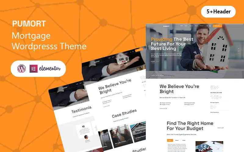 Pumort – Mortgage WordPress Theme WordPress Theme