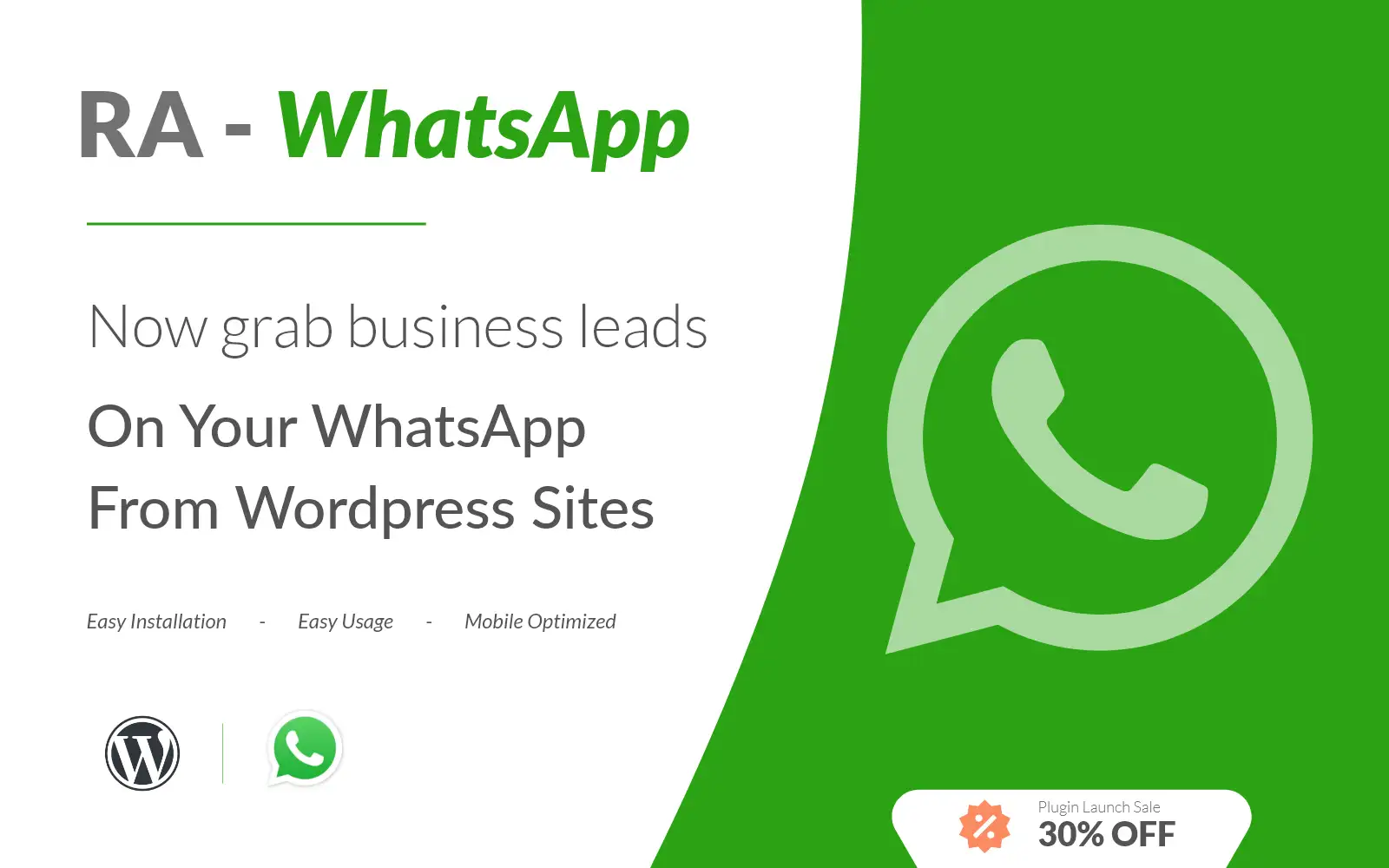 RA Whatsapp – Easy CTA for your WordPress WordPress Plugin