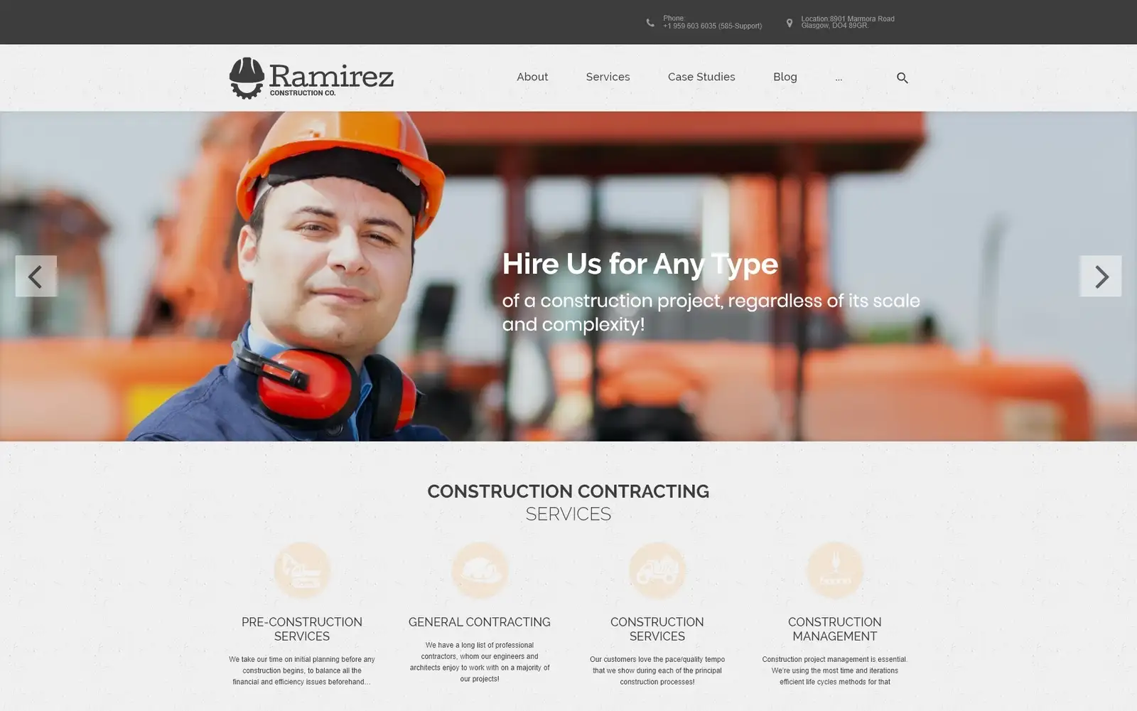 Ramirez – Architecture & Construction Company WordPress Theme