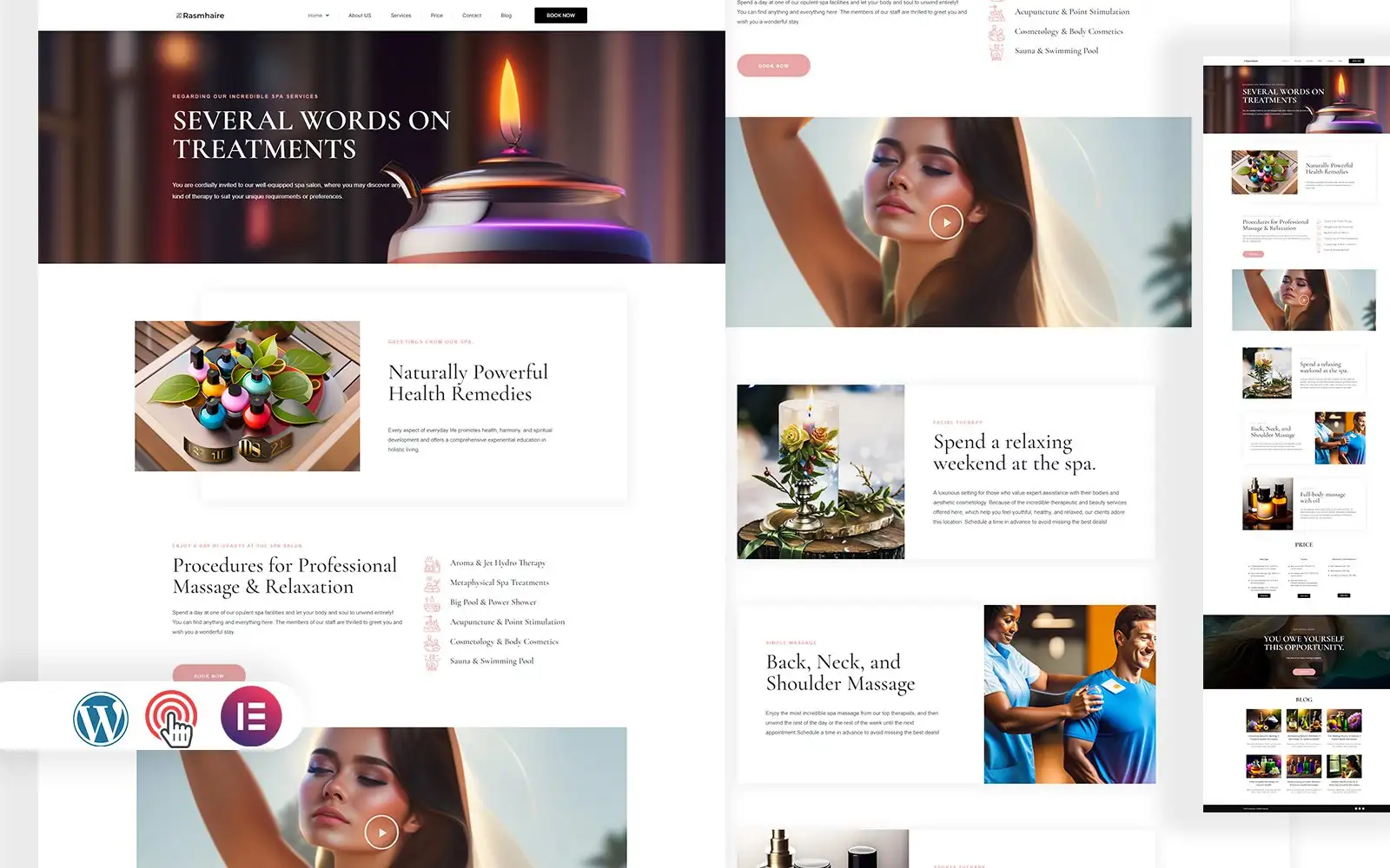 Rasmhaire – Beauty Spa Care & Nail Salon WordPress Theme