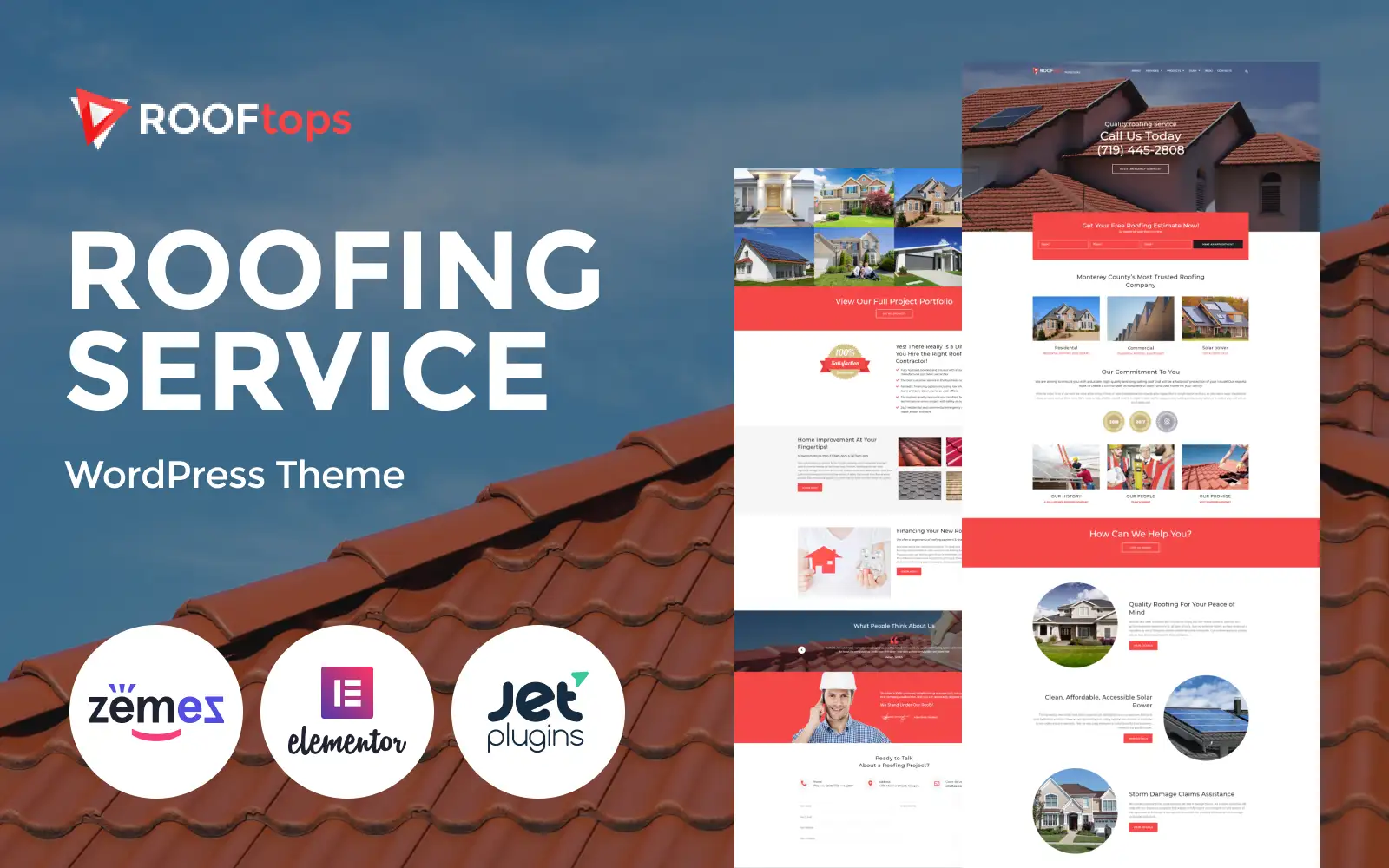 Rooftops – Roofing Services WordPress Theme