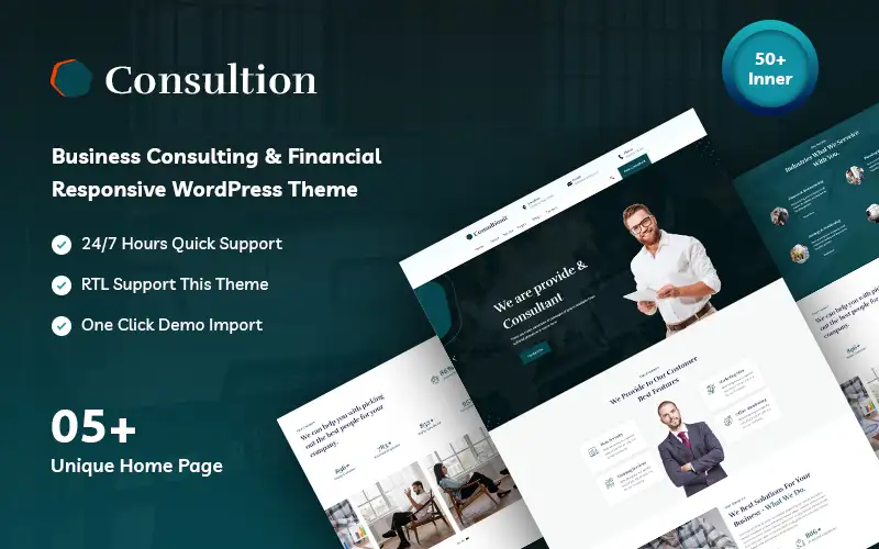 Сonsultionit – Responsive Consulting and Financial WordPress Theme