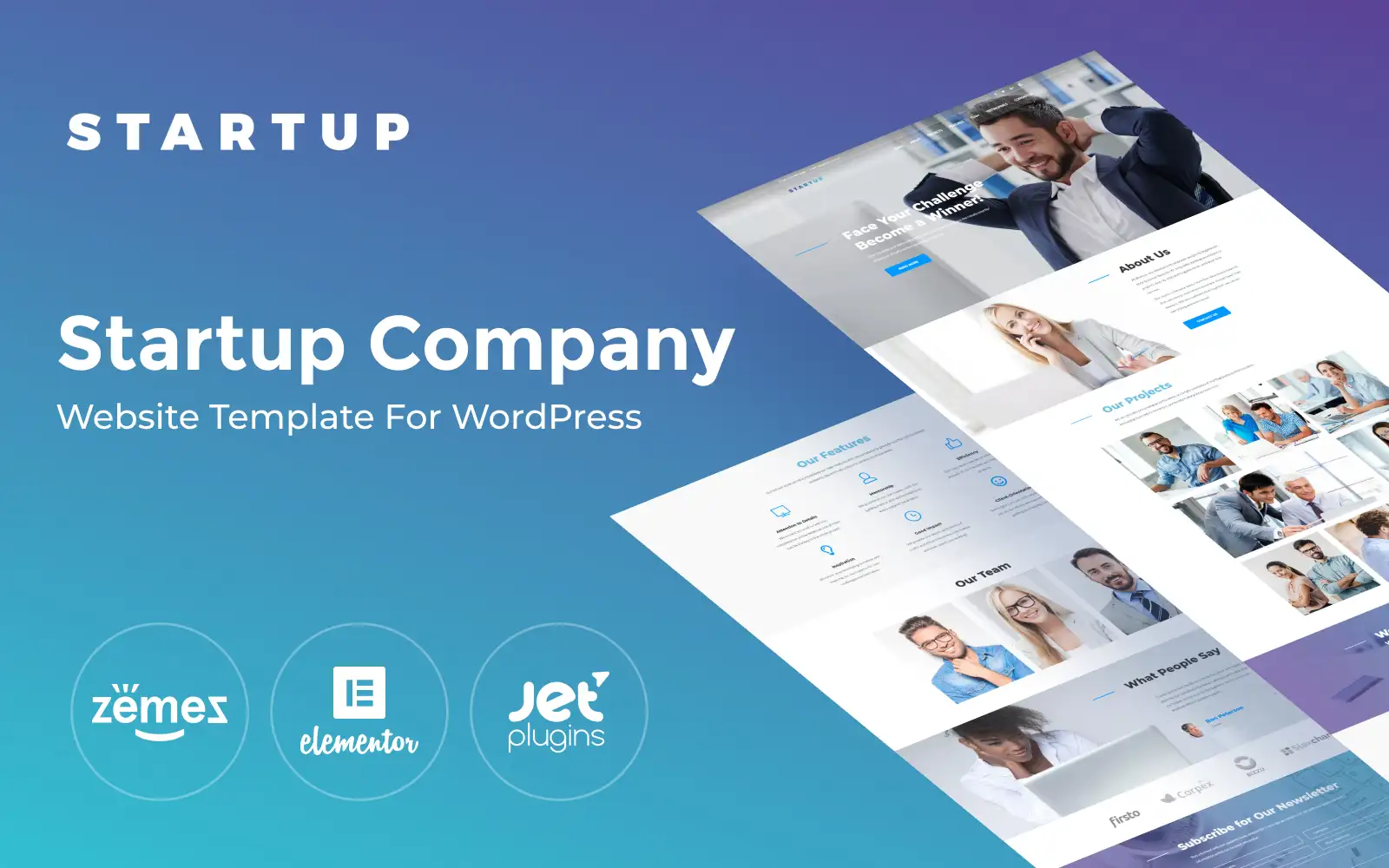 Startup – Startup Company WordPress Theme