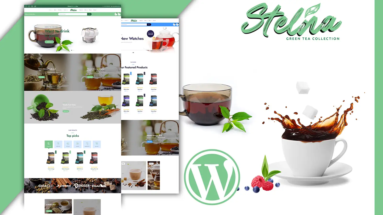 Stelna Tea Salon and Herbs Shop WooCommerce Theme