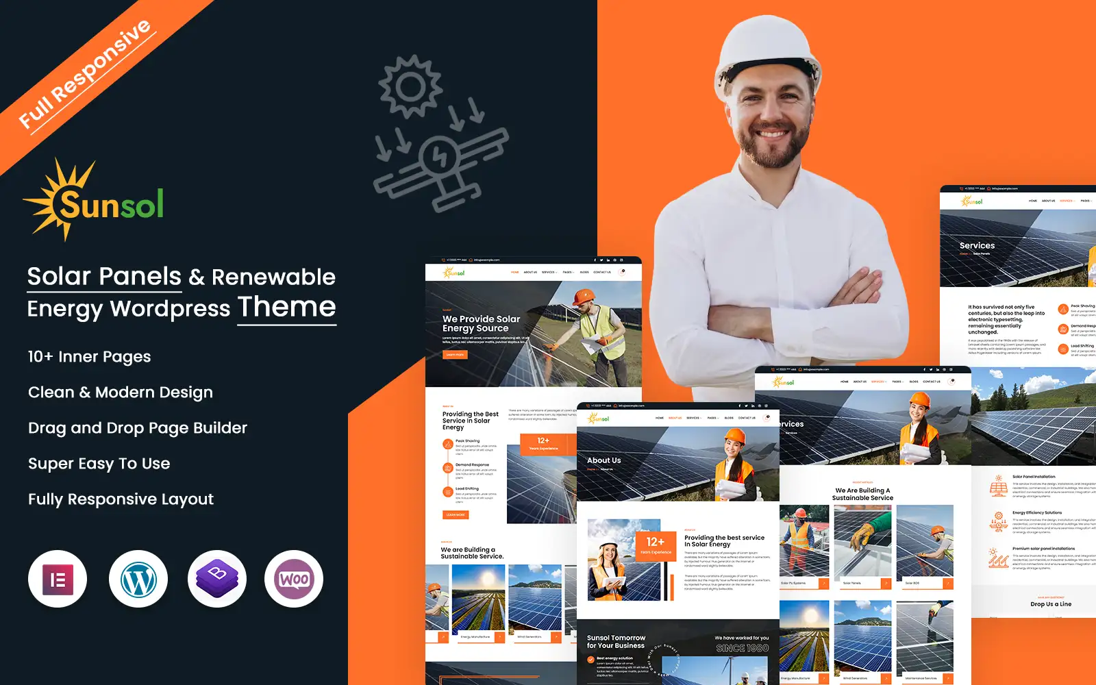 Sunsol – Solar Panels & Renewable Energy WordPress Theme