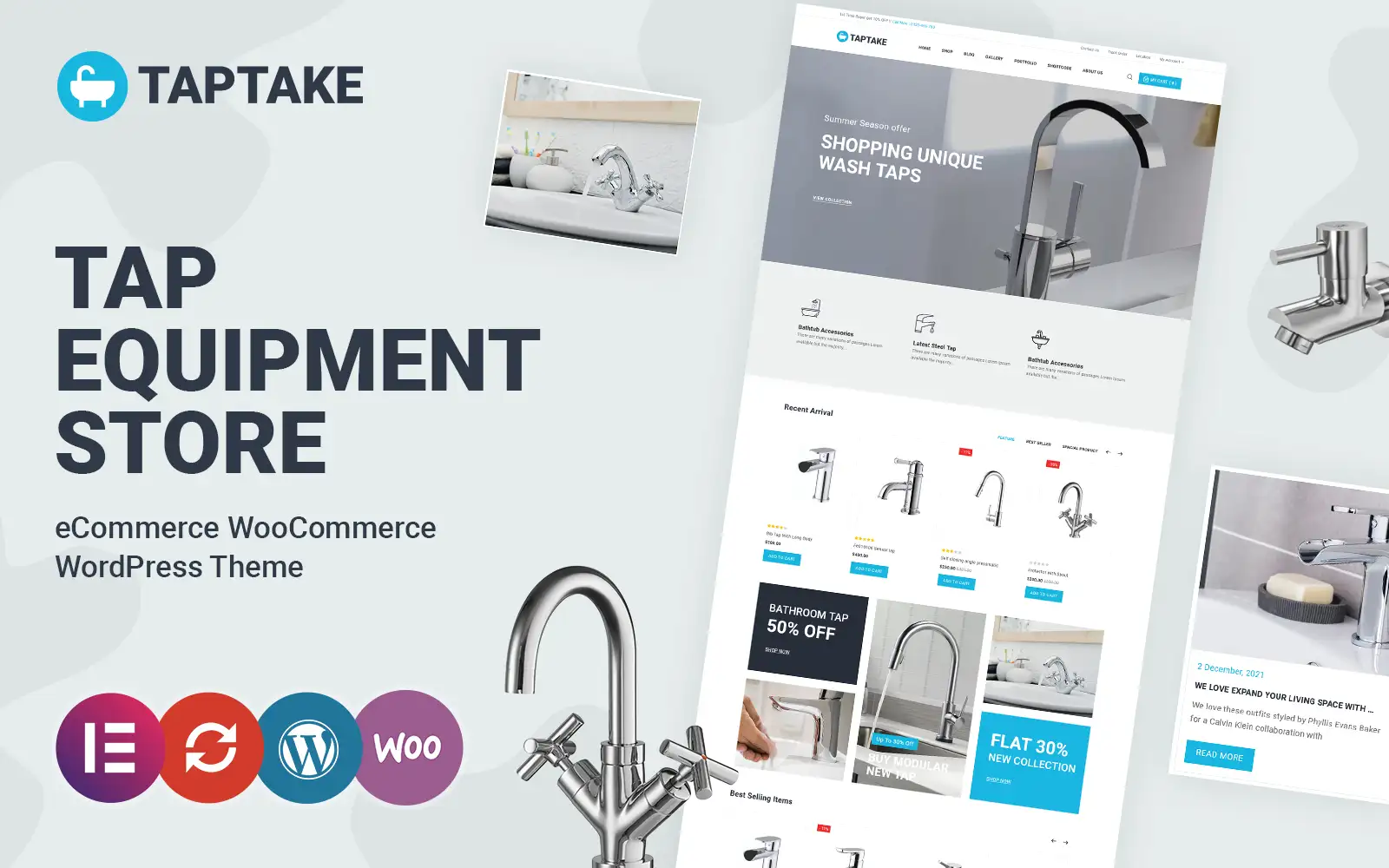 TapTake – Bathroom and Sanitary WooCommerce Theme