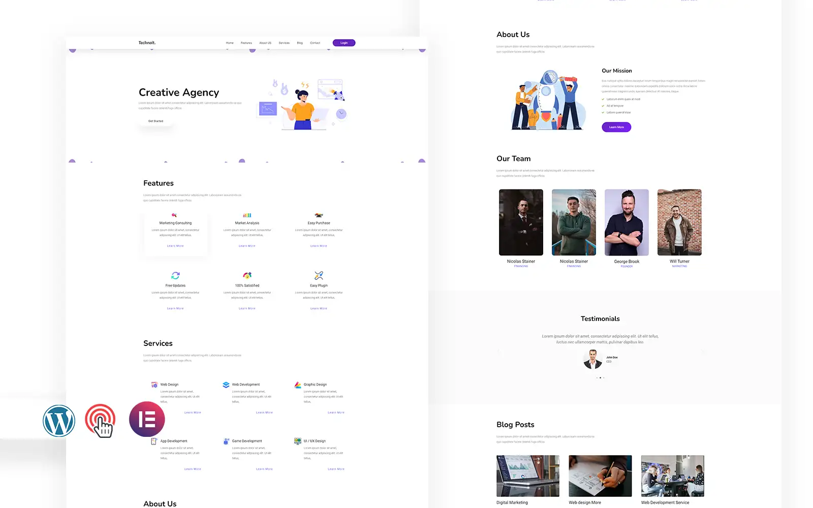 Technoit – Technology and Agency IT Solutions WordPress Theme WordPress Theme