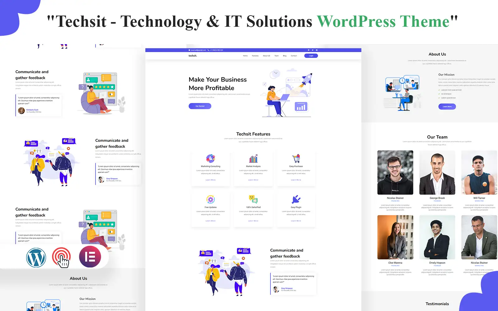 Techsit – Technology and Agency IT WordPress Theme WordPress Theme