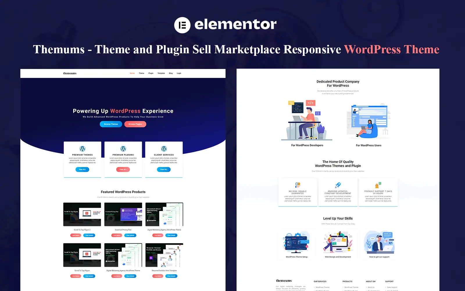 Themums – Theme and Plugin Sell Marketplace Responsive WordPress Theme