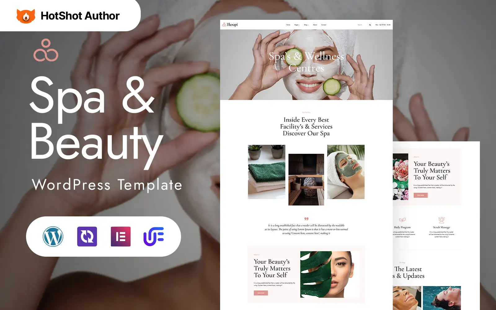 Therapi – Spa And Beauty WordPress Elementor Theme WordPress Theme