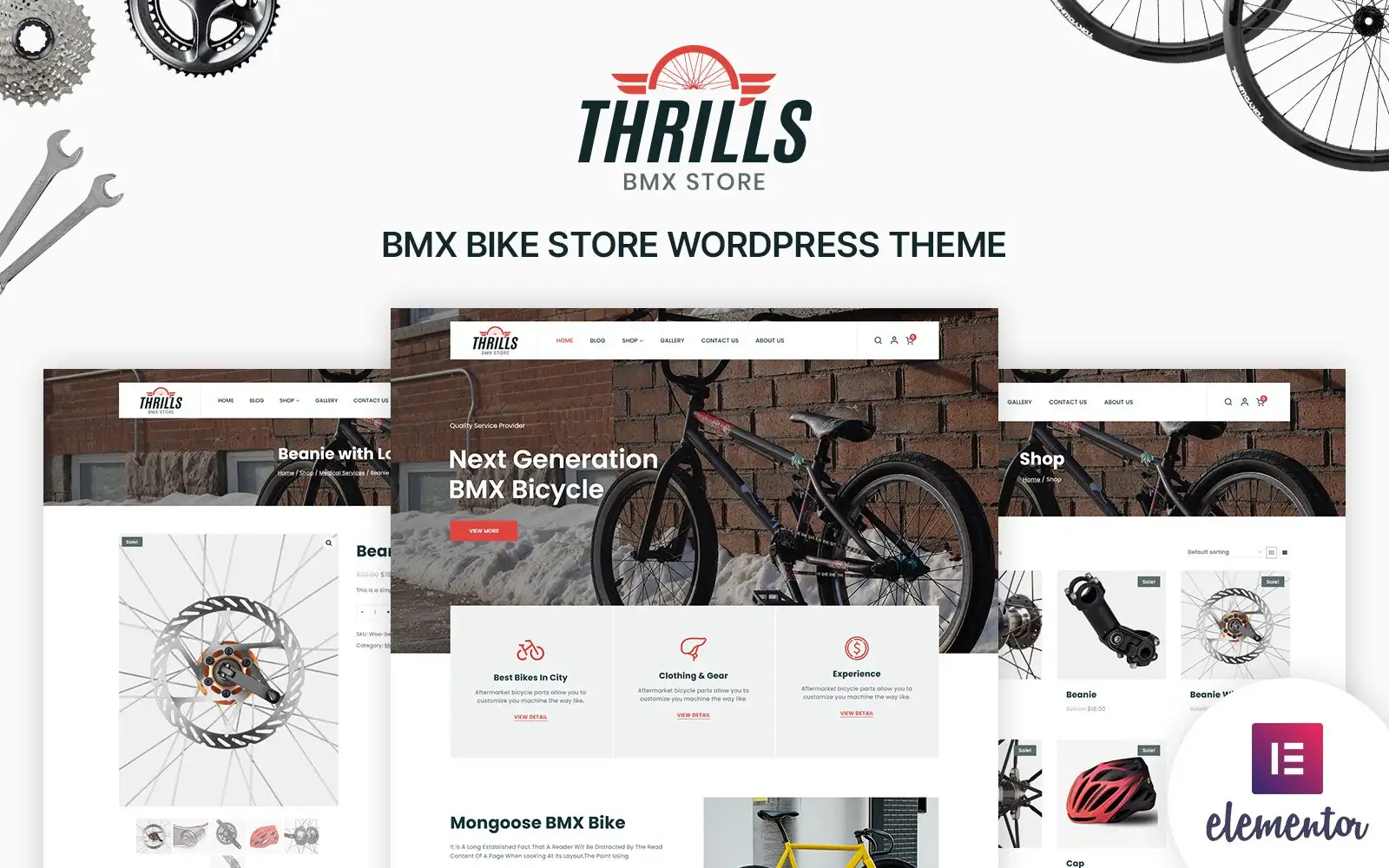 Thrills – Bicycle and Bike Shop WordPress Theme