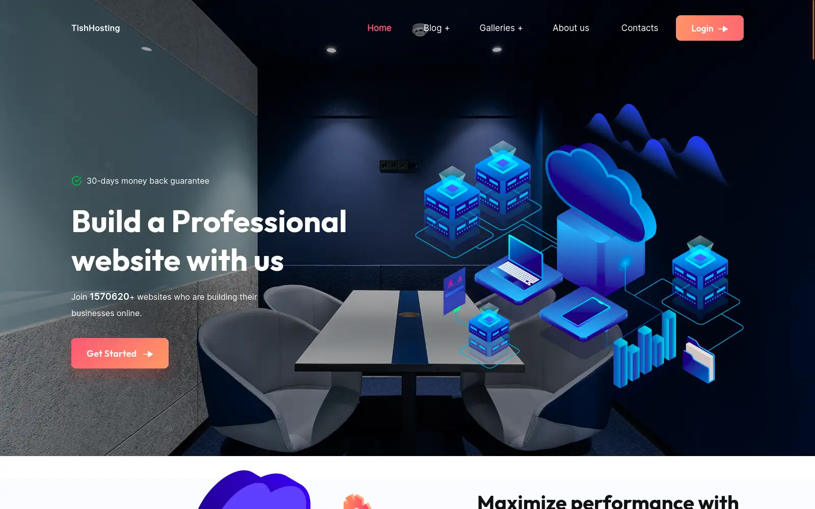 TishHosting – Hosting WordPress Theme