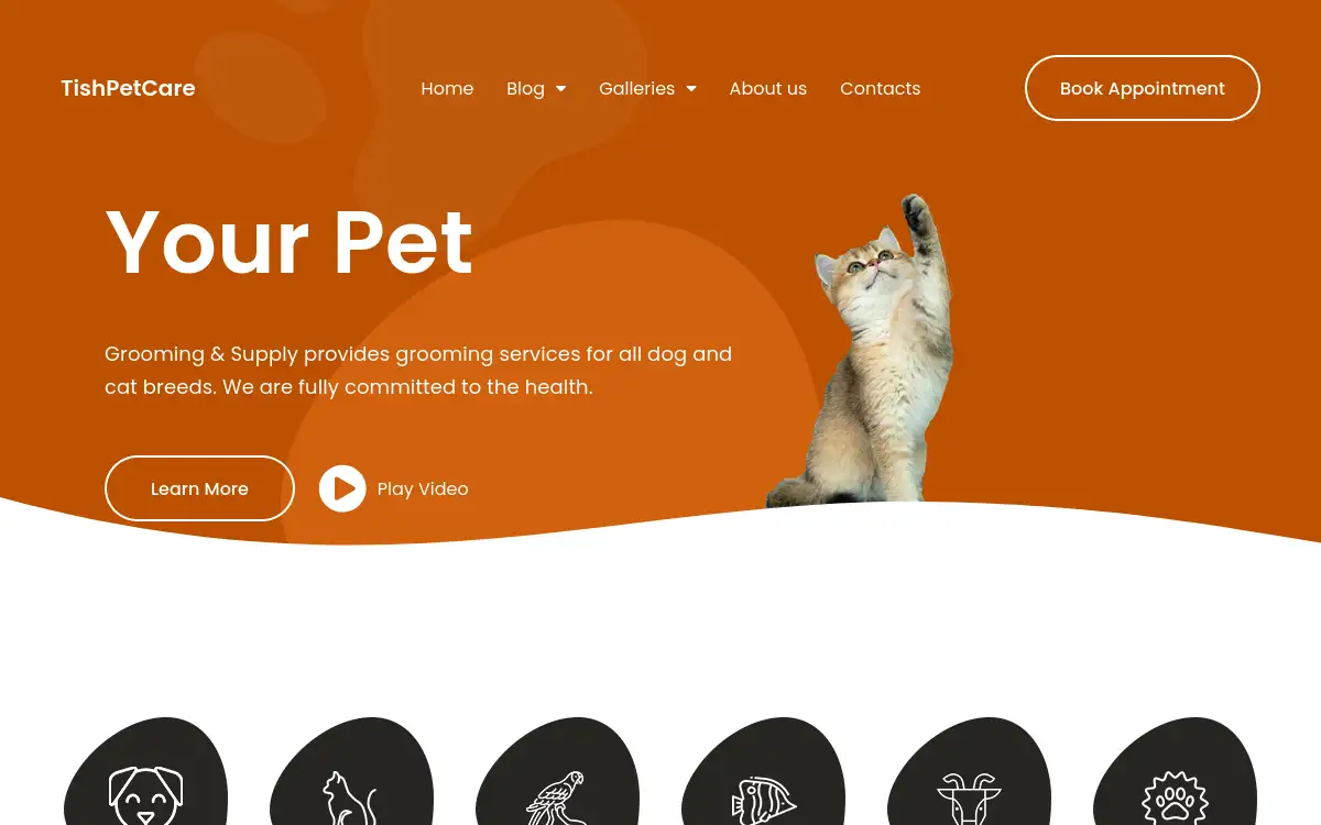 TishPetCare – Pet Care WordPress Theme