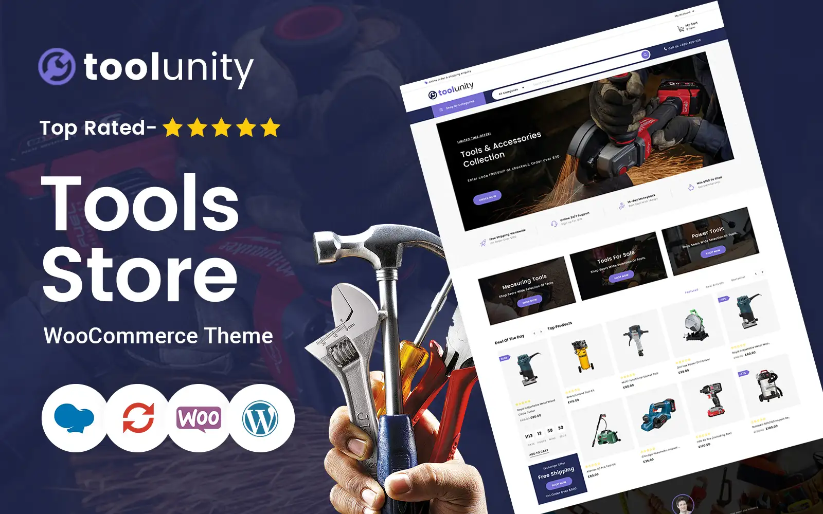 Toolunity – The Tootstore Responsive WooCommerce Theme