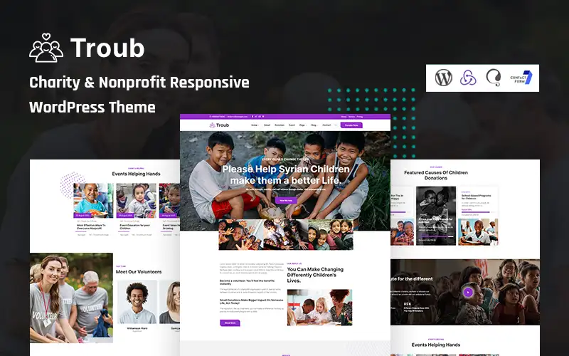 Troub – Charity & Nonprofit WordPress Theme