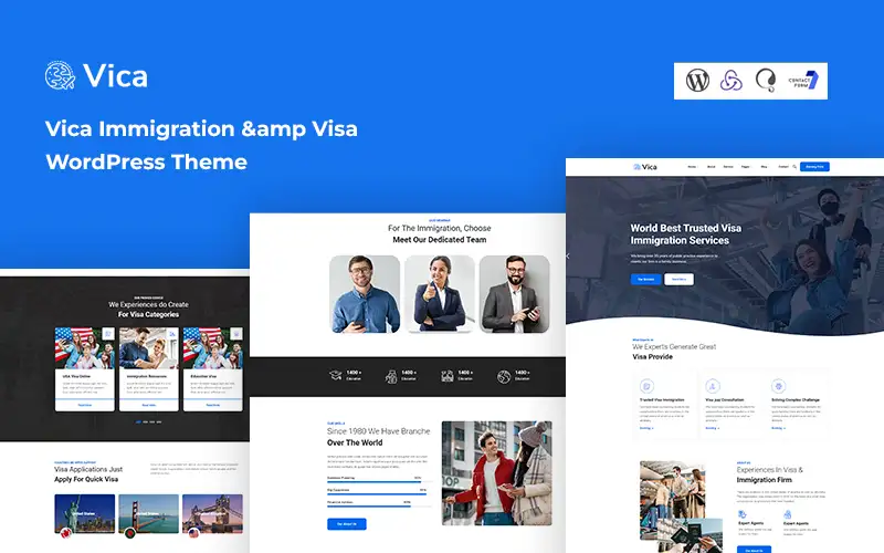 Vica – Immigration & Visa WordPress Theme