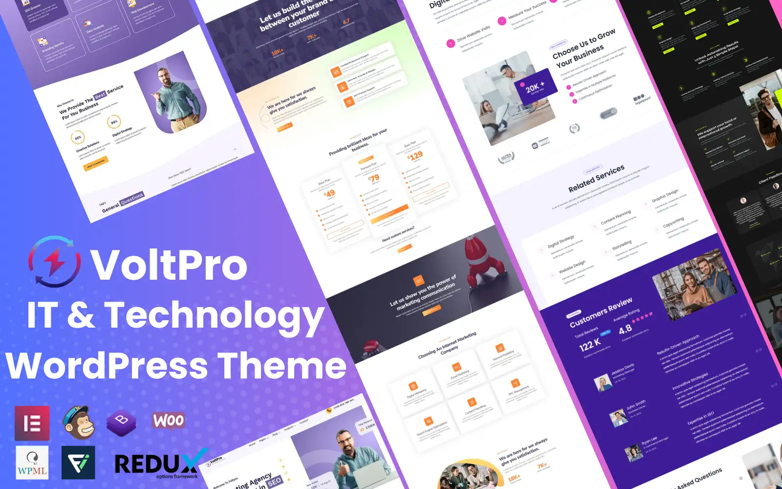 VoltPro – IT & Technology WordPress Theme
