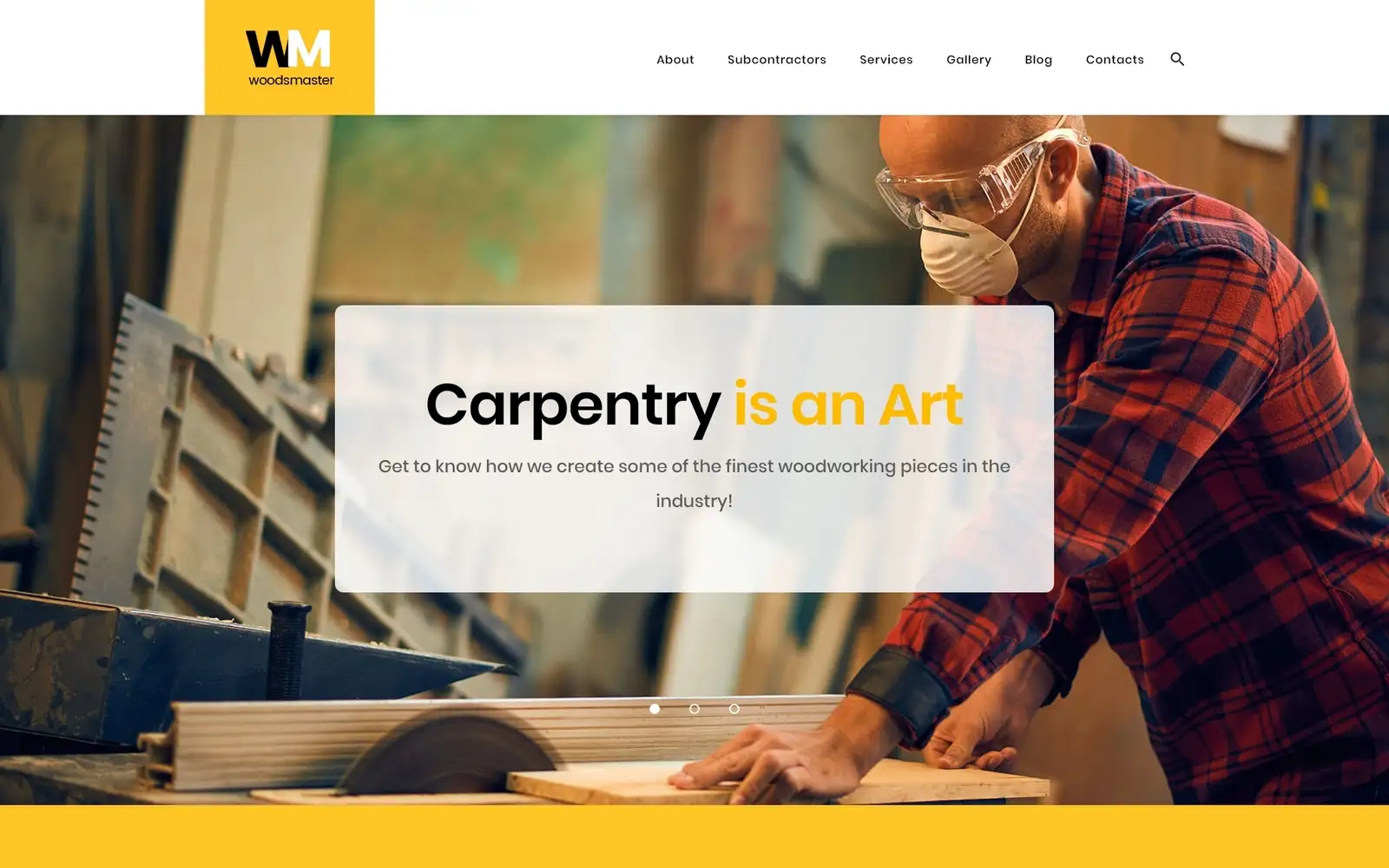 Woodsmaster – Carpenter & Handyman WordPress Theme