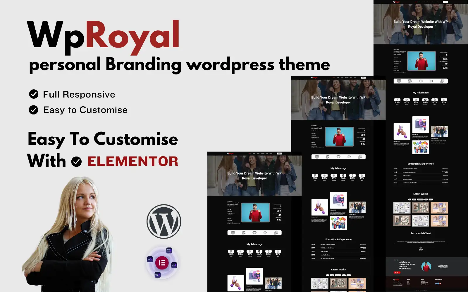 WpRoyal Personal Portfolio WordPress Theme WordPress Theme